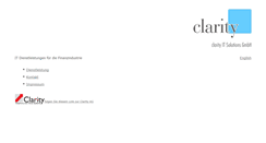 Desktop Screenshot of clarity.de